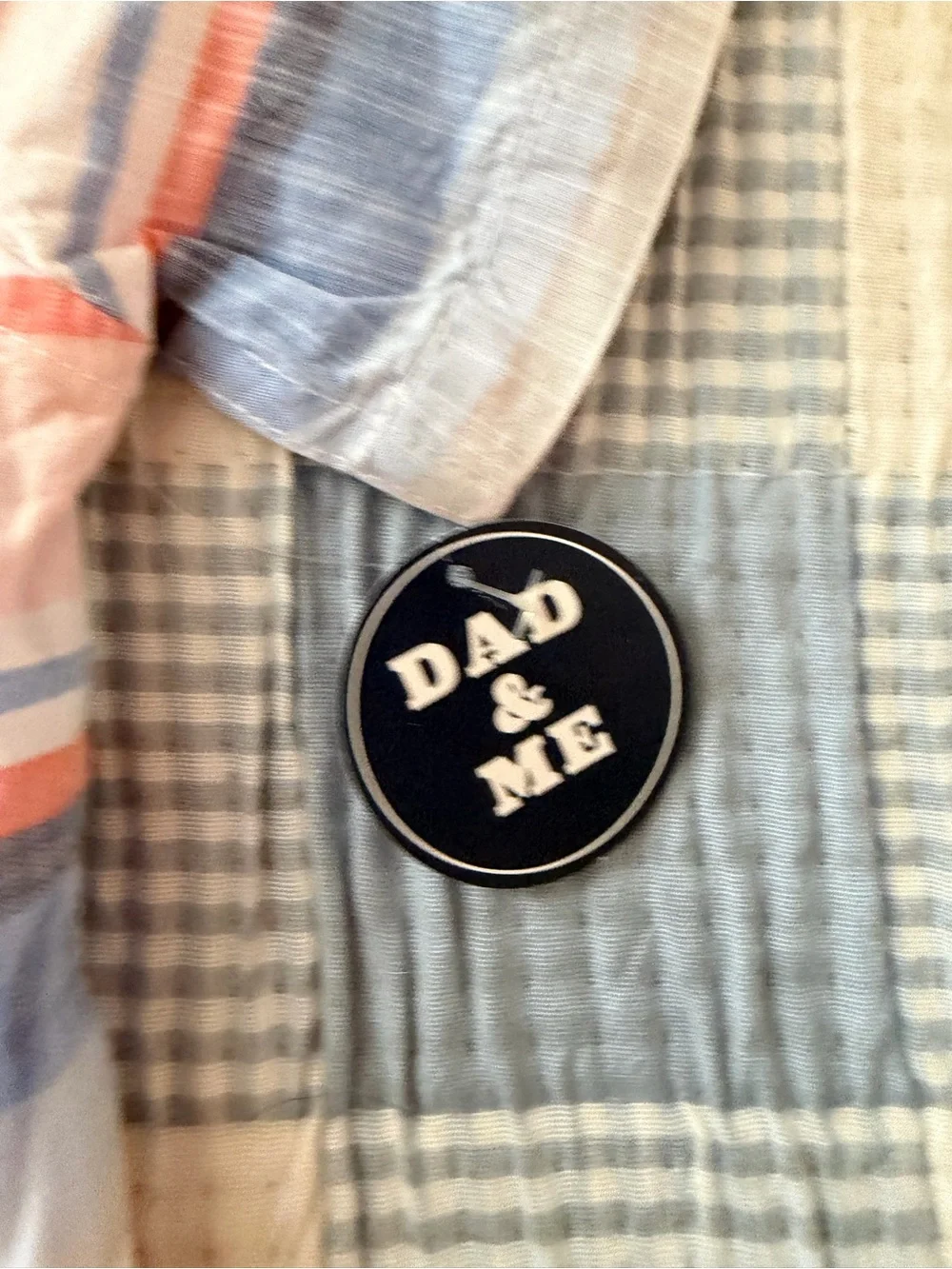 The Children's Place Blue, Pink & Coral Striped Button-Down Shirt